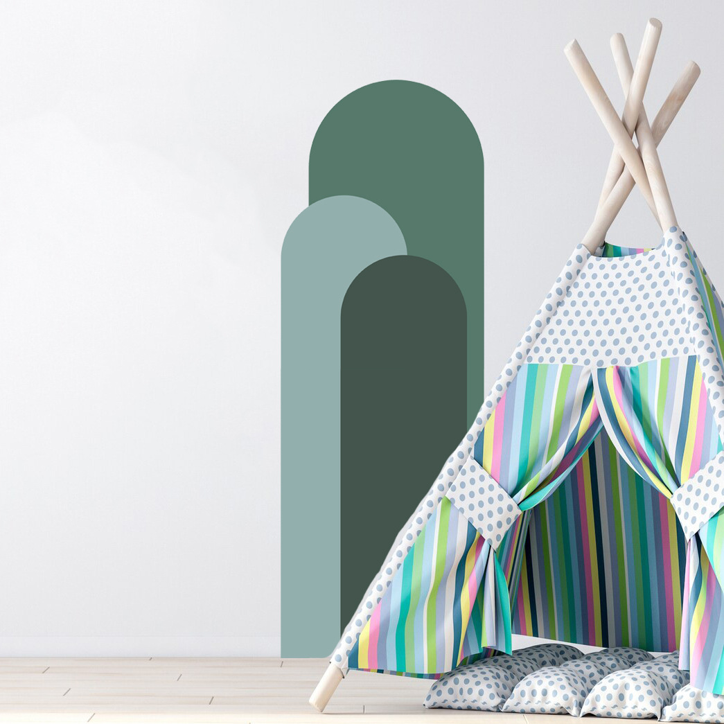 Bohemian Arch Wall Stickers Li - Pvc Panel Background 评论和价格